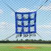 FORTRESS Baseball/Softball Pitching Net Target | Baseball Training Equipment | Pitching Practice - Accuracy Training | 9 Pocket Strike Zone [Target ONLY] view 1