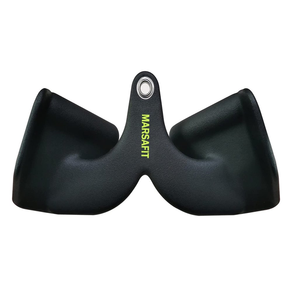Home Gym Fitness Rowing T-bar V-bar Pulley Cable Machine Attachments, Bicep Curl Tricep Lat pulldown Bar Back Strength Training Handle Grips Lat Pull Down Bar Press Down Exercises (Length 9")