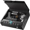 ONNAIS Iron SE Biometric Gun Safe  Quick Access Handgun Safe with Fingerprint & Keypad Lock for Home, Nightstand, Bedside, or Car, Valentines Day Gifts for Men Women view 1