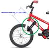 Vukgahao Bike Wheel Stabilizer Heavy Duty Versatile Hook & Loop Securing Straps Tie Downs Fastening Reusable Bicycle Wheel Black 2 Pack (Slide Buckles, 1.5 in) view 2