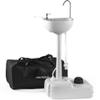 Alpcour Portable Camping Sink  Indoor/Outdoor Travel Hygiene Station with Basin, Running Faucet, Soap Dispenser, Towel Rack, Drain Hose, Hands-Free Foot Pump, Stakes & Carry Bag  17L Water Capacity view 1