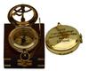 Personalized Compass, Engraved Compass, Custom Compass, Wedding Gift, Christmas, Baptism, Graduation, boy Scouts, Sundial, Nautical, Anniversary, Fathers Day (Brass Finish Only Compass) view 1