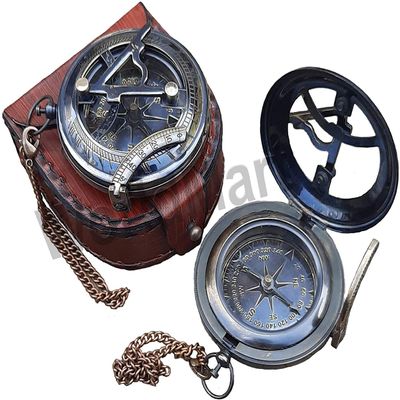 Personalized Engraved Compass, Brass, Custom, Wedding Gift, Christmas, Baptism, Graduation, Boy Scouts, Sundial, Nautical, Anniversary, Father's Day (Black Finish Only)