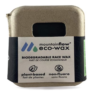 mountainFLOW Biodegradable Ski/Snowboard Race Wax | Cold, Cool, Warm | Great Glide + Durability | Eco-Friendly. 0% Petroleum!| Cold: -5-15F | 130 g