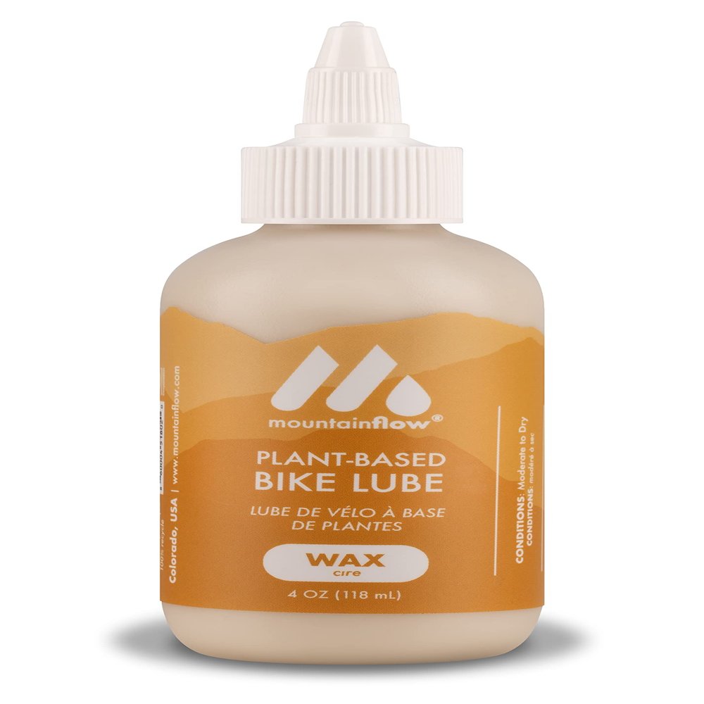 mountainFLOW Bike Lube - Wax | Plant-Based and Biodegradable | 0% Petroleum | Fast + Smooth | Riding Conditions: Moderate to Dry