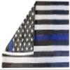 American Wholesale Superstore USA Memorial Thin Blue Line Police 150D Woven Poly Nylon 5x8 5'x8' Flag Banner view 2