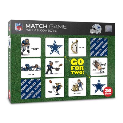 YouTheFan NFL Dallas Cowboys Licensed Memory Match Game Medium
