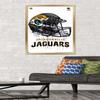 Trends International NFL Jacksonville Jaguars - Drip Helmet 20 Wall Poster, 22.375" x 34", Gold Framed Version view 2