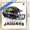 Trends International NFL Jacksonville Jaguars - Drip Helmet 20 Wall Poster, 22.375" x 34", Gold Framed Version view 3