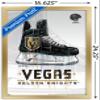 Trends International NHL Vegas Golden Knights - Drip Skate 20 Wall Poster, 14.725" x 22.375", Gold Framed Version view 3