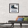 Trends International NHL Seattle Kraken - Drip Skate 20 Wall Poster, 14.725" x 22.375", Black Framed Version view 2