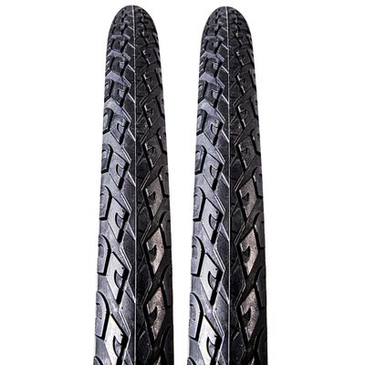 Zol Urban Hybrid Reflective City Wire Bike Bicycle Tire 700X38c 29er Black (2 pcs)