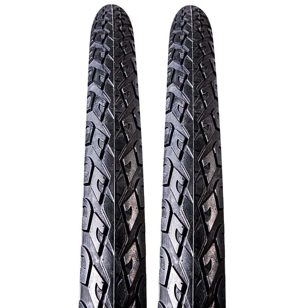 Zol Urban Hybrid Reflective City Wire Bike Bicycle Tire 700X38c 29er Black (2 pcs)
