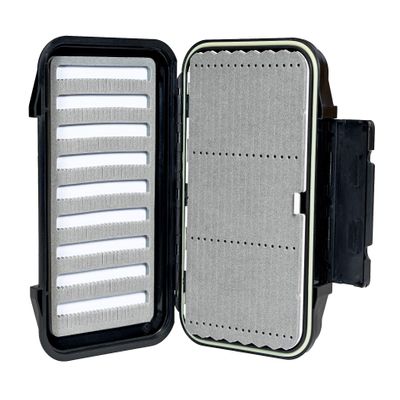 New Phase  Swing Leaf Double Sided Dropper Rig Fly Fishing Box - Ice Fishing Box Durable Large Watertight Case - Holds Hundreds of Flies and Streamers