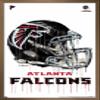 Trends International NFL Atlanta Falcons - Drip Helmet 20 Wall Poster, 22.375" x 34", Bronze Framed Version view 1