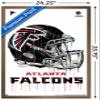 Trends International NFL Atlanta Falcons - Drip Helmet 20 Wall Poster, 22.375" x 34", Bronze Framed Version view 3