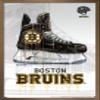Trends International NHL Boston Bruins - Drip Skate 20 Wall Poster, 22.375" x 34", Bronze Framed Version view 1