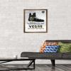 Trends International NHL Vegas Golden Knights - Drip Skate 20 Wall Poster, 14.725" x 22.375", Bronze Framed Version view 2
