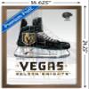 Trends International NHL Vegas Golden Knights - Drip Skate 20 Wall Poster, 14.725" x 22.375", Bronze Framed Version view 3
