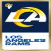 Trends International NFL Los Angeles Rams - Logo 20 Wall Poster, 22.375" x 34", Gold Framed Version view 1