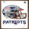 Trends International NFL New England Patriots - Drip Helmet 20 Wall Poster, 22.375" x 34", Bronze Framed Version view 1