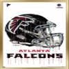 Trends International NFL Atlanta Falcons - Drip Helmet 20 Wall Poster, 22.375" x 34", Gold Framed Version view 1