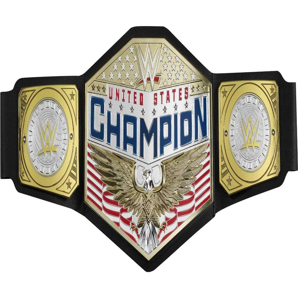 WWE Championship Title Featuring Authentic Styling, Metallic Medallions, Leather-like Belt & Adjustable Feature that Fits Waists of Kids 8 and Up
