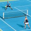 A11N SPORTS Portable Pickleball Net for Driveway - Half Court Size, 11ft Net for Pickleball, Kids Tennis, Soccer Tennis view 2