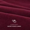 FITEXTREME Womens MAXHEAT Fleece Long Johns Thermal Underwear Basic Burgundy S view 4