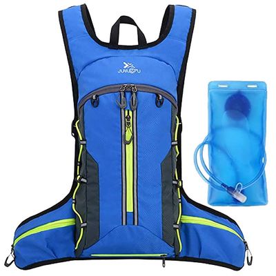 Croogo Outdoor Backpack Reflection Hydration Backpack Waterproof Travel Mountaineering Daypacks,Sky Blue-SD-BX02