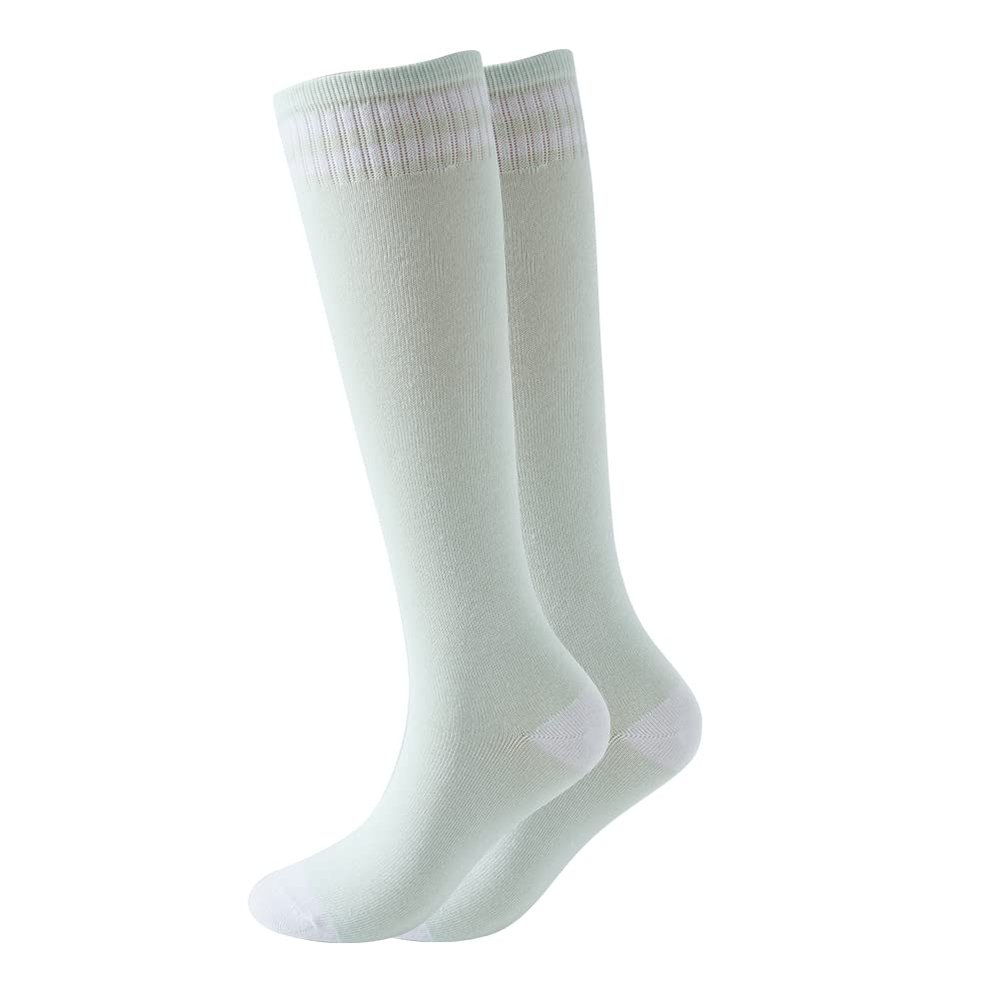SOCKSDIARY 1 pairs 6-10Y Knee High Socks for Kids, Cotton Soccer Socks for Boys, Girls, Toddlers Aged