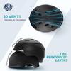 VANRORA Ski Helmet, Snowboard Helmet - Black, M view 3