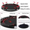 Trampoline 50in Foldable Mini Trampoline, Sports Bounce Bed for Home and Gym, Suitable for Aerobic Exercise in Kindergarten Amusement Park Garden, Safe Load 300kg view 4