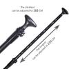 Karltion SUP Paddle - Adjustable 3 Pieces Stand-Up Board Paddles Floating Aluminum Alloy Shaft Easy Packable Travel SUP-Black view 4
