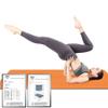 Hatha Yoga Extra Thick TPE Yoga Mat - 72"x 32" Thickness 1/2 Inch -Eco Friendly SGS Certified - With High Density Anti-Tear Exercise Mats For Home Gym Travel & Floor Outside (Orange/Gray) view 2