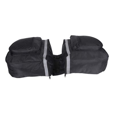 Rear Carrier Bag, 25L Mountain Road Rack Rear Seat Tail Carrier Trunk Double Pannier Bag, Baskets for Adults Front