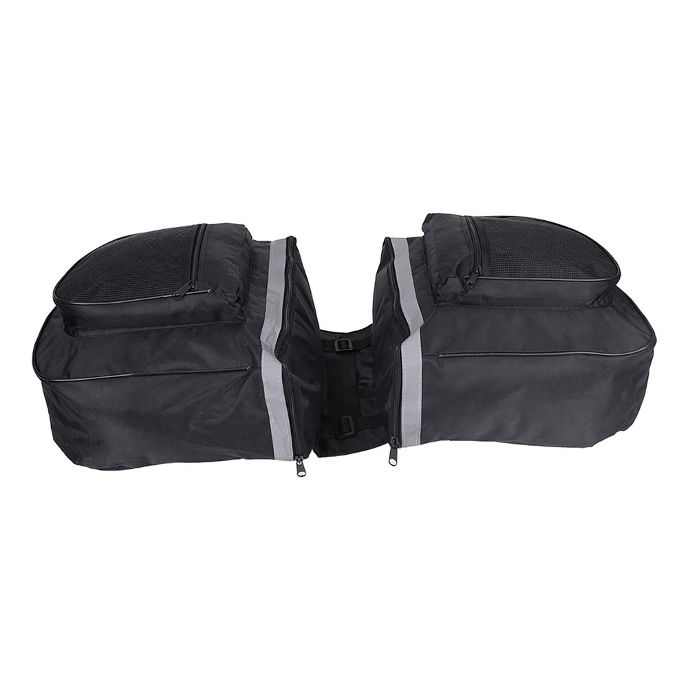 Rear Carrier Bag, 25L Mountain Road Rack Rear Seat Tail Carrier Trunk Double Pannier Bag, Baskets for Adults Front