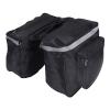 Rear Carrier Bag, 25L Mountain Road Rack Rear Seat Tail Carrier Trunk Double Pannier Bag, Baskets for Adults Front view 4