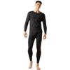 FITEXTREME MAXHEAT Mens Thermal Underwear Long Johns Set with Fleece Lined Fly Black XXL view 2