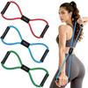 HPYGN Resistance Bands, Figure 8 Exercise Bands for Women Men, 8 Shaped Resistance Bands for Arms, Chest Expander, Yoga Gym Fitness Pulling Rope 8 Word Elastic for Exercise Muscle Training Tubing view 1