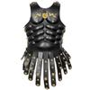 Medieval Royal Guard Greek Muscle Cuirass Armour Black view 1