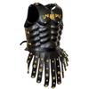 Medieval Royal Guard Greek Muscle Cuirass Armour Black view 2