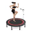 Trampoline Folding Trampoline, Elastic Bed with Adjustable Armrests and Safety Pad, Used for Physical Exercise and Aerobic Exercise in Garden Gym, 40in/48in/50in (Size : 50in) view 1