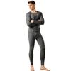 FITEXTREME MAXHEAT Mens Thermal Underwear Long Johns Set with Fleece Lined Fly Dark Grey L view 2