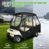 10L0L 4 Passenger Golf Cart Enclosure for Club Car DS Short Roof, 600D Waterproof Golf Cart Rain Cover, Heavy Duty Driving Enclosure, Snowproof Windproof, with Clear PVC Windows & Tail Light Panel view 2