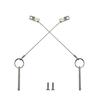 2PIECES of Quick Release Pin 1/4" Diameter, Usable Length 2.4"(61mm), Total Length 3"(76mm) Full 316 Stainless Steel, Bimini Top Pin, Marine Hardware view 1