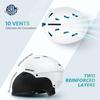 VANRORA Ski Helmet, Snowboard Helmet - Glossy White, L view 3