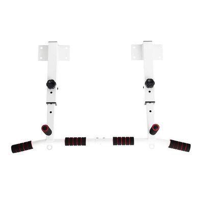 Pull-Up Bars AGYH Wall-Mounted Horizontal Bar, Height-Adjustable, Indoor Fitness Equipment Children's Swing Bar, Load 200kg, with Grommet (Color : White)