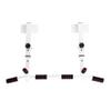 Pull-Up Bars AGYH Wall-Mounted Horizontal Bar, Height-Adjustable, Indoor Fitness Equipment Children's Swing Bar, Load 200kg, with Grommet (Color : White) view 1