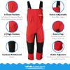 WindRider Women's Pro All Weather Insulated Bibs - Breathable, Waterproof with Cordura Reinforced Knees and Multiple Pockets view 3